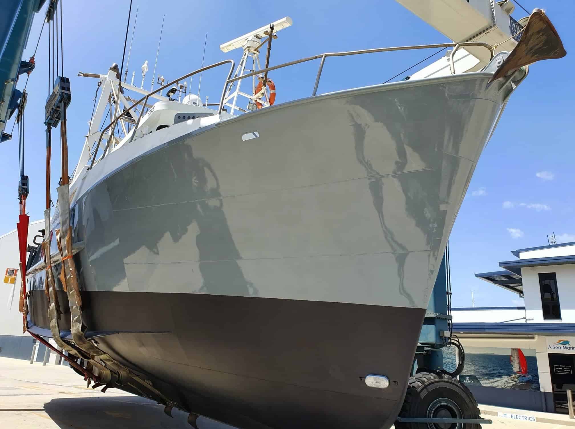 commercial boat painting